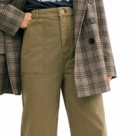 NWT Free People Sunday Skies Wide Leg Pants - Picture 2 of 4